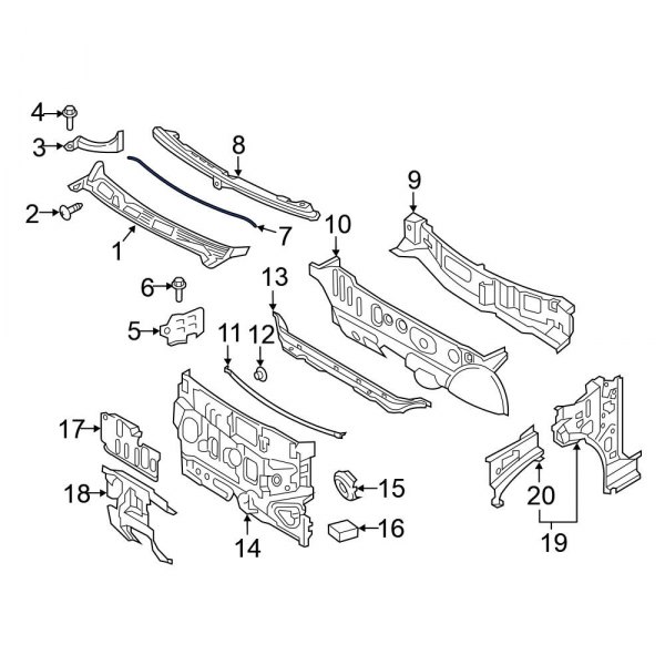 Cowl Cover Seal