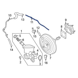 Nissan OE - Rear Brake Vacuum Hose
