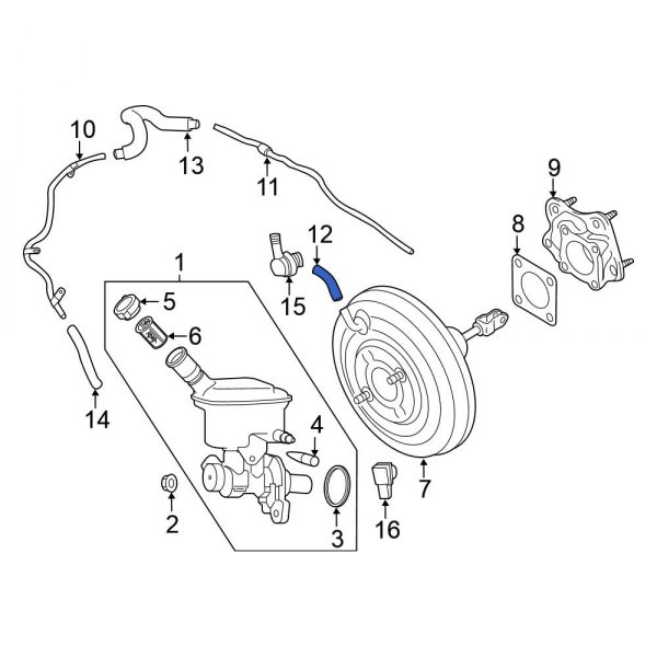 Brake Vacuum Hose