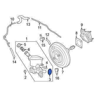 Nissan OE - Brake Master Cylinder O-Ring