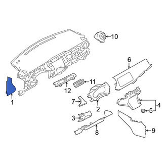 Nissan OE - Front Left Instrument Panel Side Cover