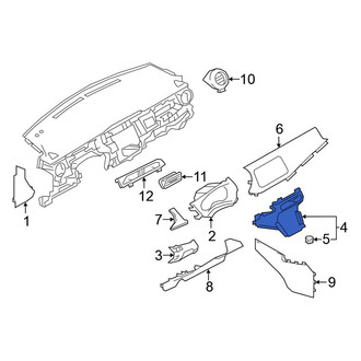 Nissan OE - Front Center Instrument Panel Cover