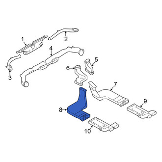 Nissan OE - Front Left Lower Instrument Panel Air Duct