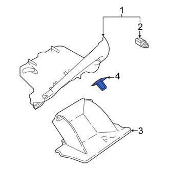 Nissan OE - Front Glove Box Door Striker