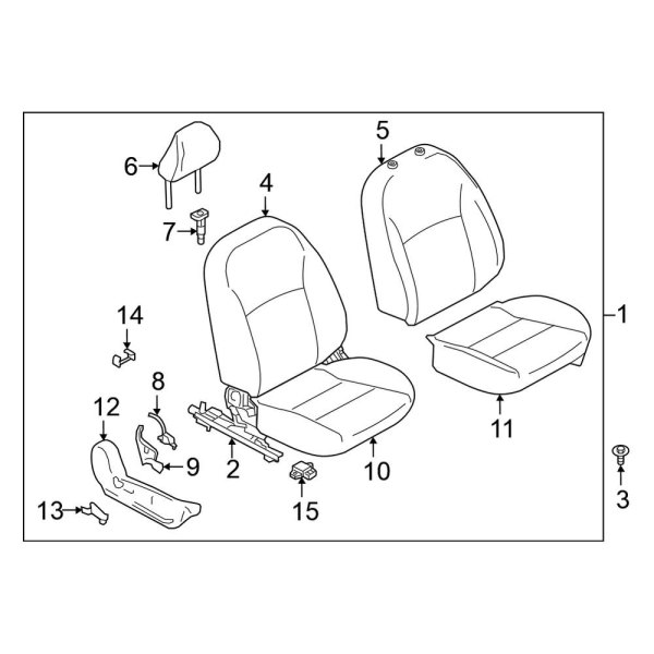 Seats & Tracks - Passenger Seat Components