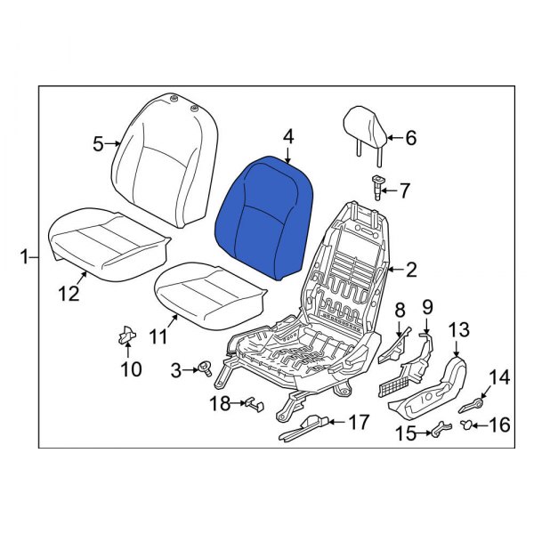 Seat Back Cushion