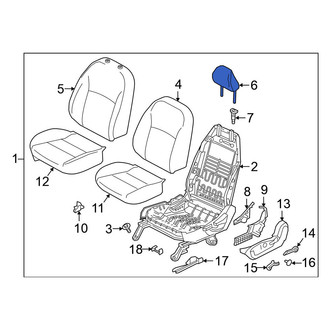 Nissan OE - Front Right Headrest