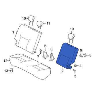 Nissan OE - Rear Left Seat Back Assembly
