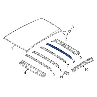 Nissan OE - Rear Roof Bow