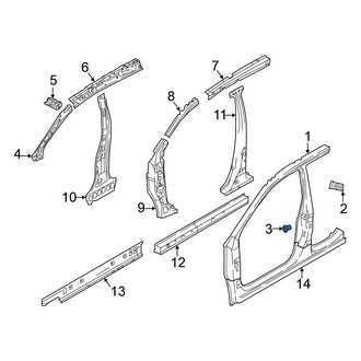 Nissan OE - Uniside Nut
