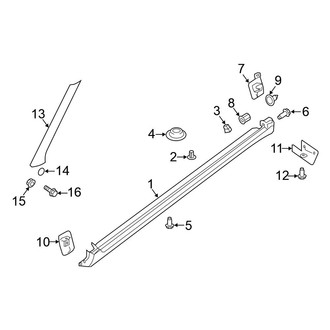 Nissan OE - Pillars, Rocker & Floor - Exterior Trim