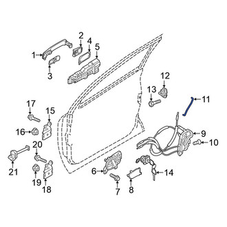 Nissan OE - Front Left Door Lock Operating Rod