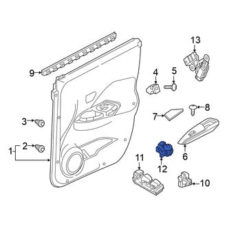 Nissan OE - Front Left Door Mirror Switch