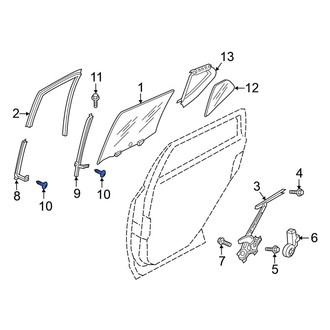 Nissan OE - Window Regulator Guide Screw