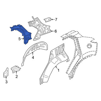Nissan OE - Left Outer Body C-Pillar Reinforcement
