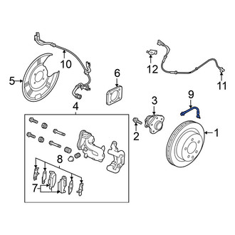 Nissan OE - Rear Inner Brake Hydraulic Hose