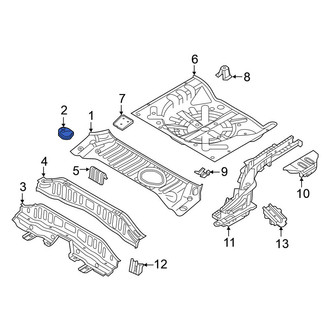 Nissan OE - Rear Trunk Floor Access Cover