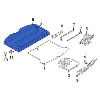 Nissan OE - Rear Package Tray