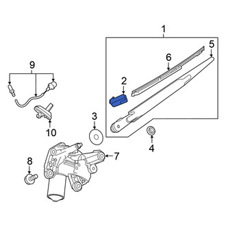Nissan OE - Rear Wiper Arm Cover