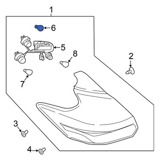 Nissan OE - Rear Turn Signal Light Bulb