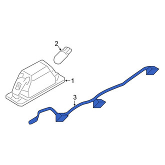Nissan OE - License Plate Light Assembly Connector