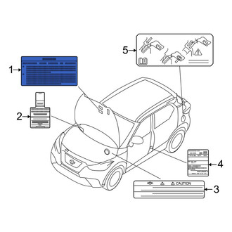 Nissan OE - Emission Label