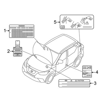Nissan OE - Information Labels - Labels