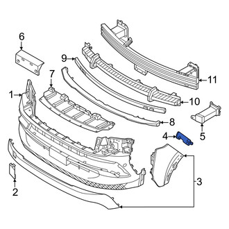 Nissan OE - Front Left Bumper Cover Bracket