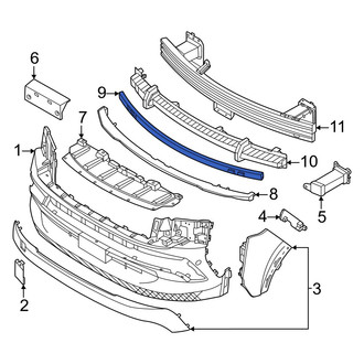 Nissan OE - Front Bumper Cover Reinforcement