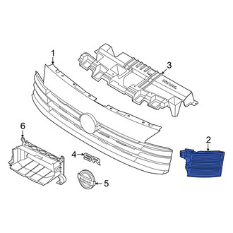 Nissan OE - Front Right Grille