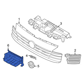 Nissan OE - Front Right Radiator Shutter Assembly
