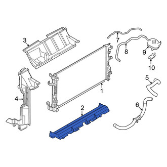 Nissan OE - Lower Radiator Support Air Deflector