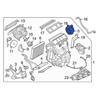 Nissan OE - HVAC Blower Motor