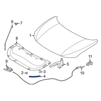 Nissan OE - Hood Seal