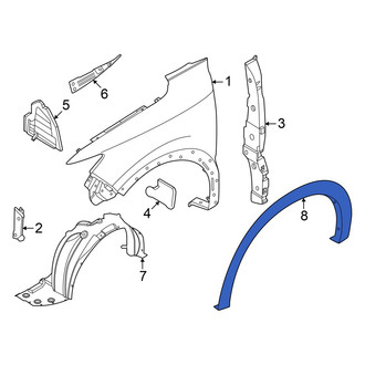 Nissan OE - Front Left Wheel Arch Molding