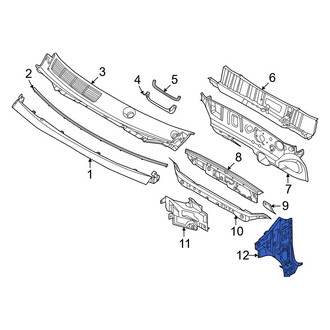 Nissan OE - Left Cowl Side Panel