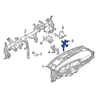 Nissan OE - Right Radio Bracket