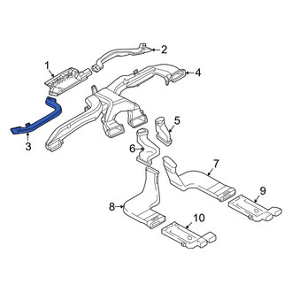 Nissan OE - Front Left Upper Instrument Panel Air Duct