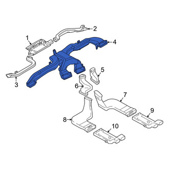 Nissan OE - Front Left Instrument Panel Air Duct