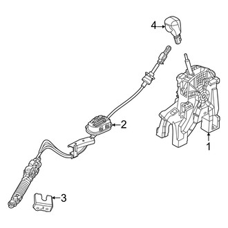 Nissan OE - Console - Steering Column Shift