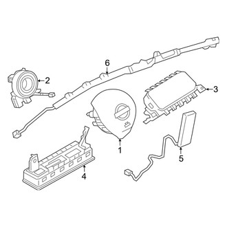 Nissan OE - Restraint Systems - Air Bag Components (Air Bags)