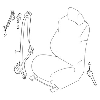 Nissan OE - Restraint Systems - Front Seat Belts