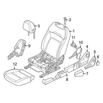 Nissan OE - Seats & Tracks - Driver Seat Components