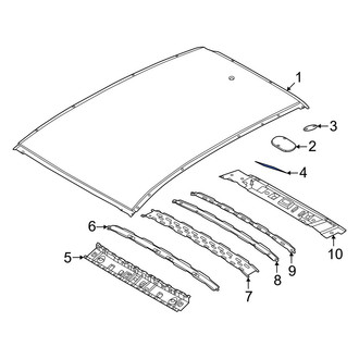 Nissan OE - Front Roof Panel Insulator