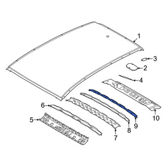 Nissan OE - Rear Roof Bow