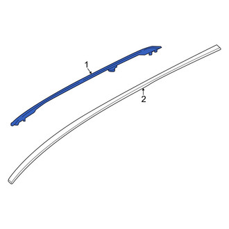 Nissan OE - Left Roof Luggage Carrier Side Rail