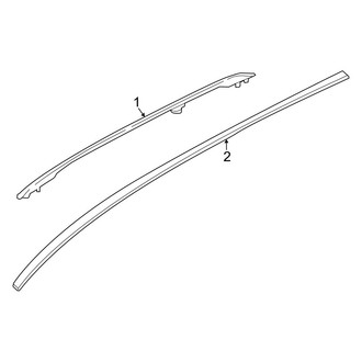 Nissan OE - Roof - Exterior Trim (With Sunroof), (SR / SV)