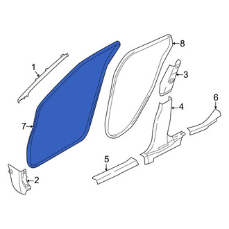 Nissan OE - Front Inner Door Seal