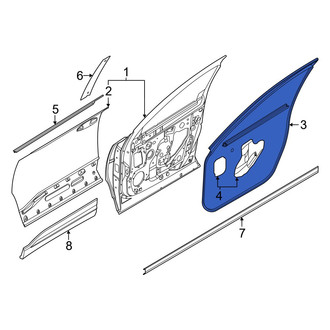 Nissan OE - Front Left Outer Door Seal