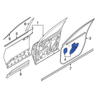 Nissan OE - Front Left Door Water Deflector
